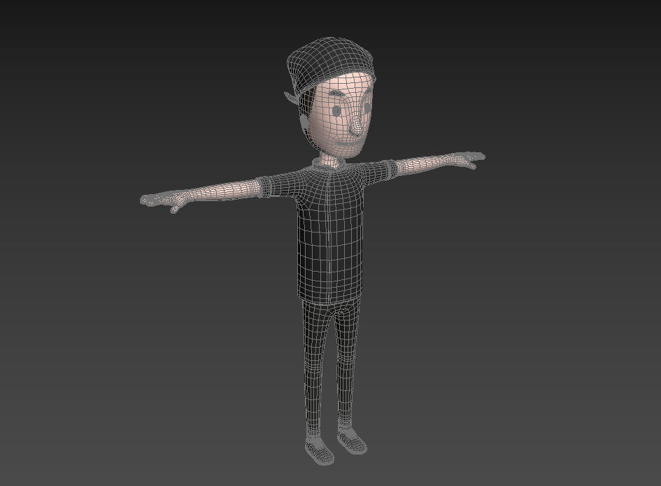 CartoonMan033 Chef 3D model_10