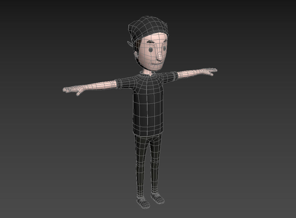 CartoonMan033 Chef 3D model_9