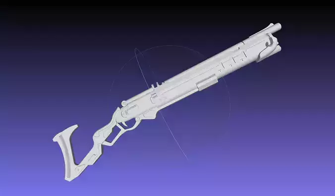Overwatch Ashe Rifle Basic Model 3D model
