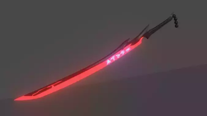 YONE demon katana cosplay League of Legends  LOL  printing