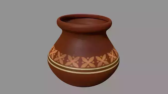 VesselC Stylized Low-poly 3D model
