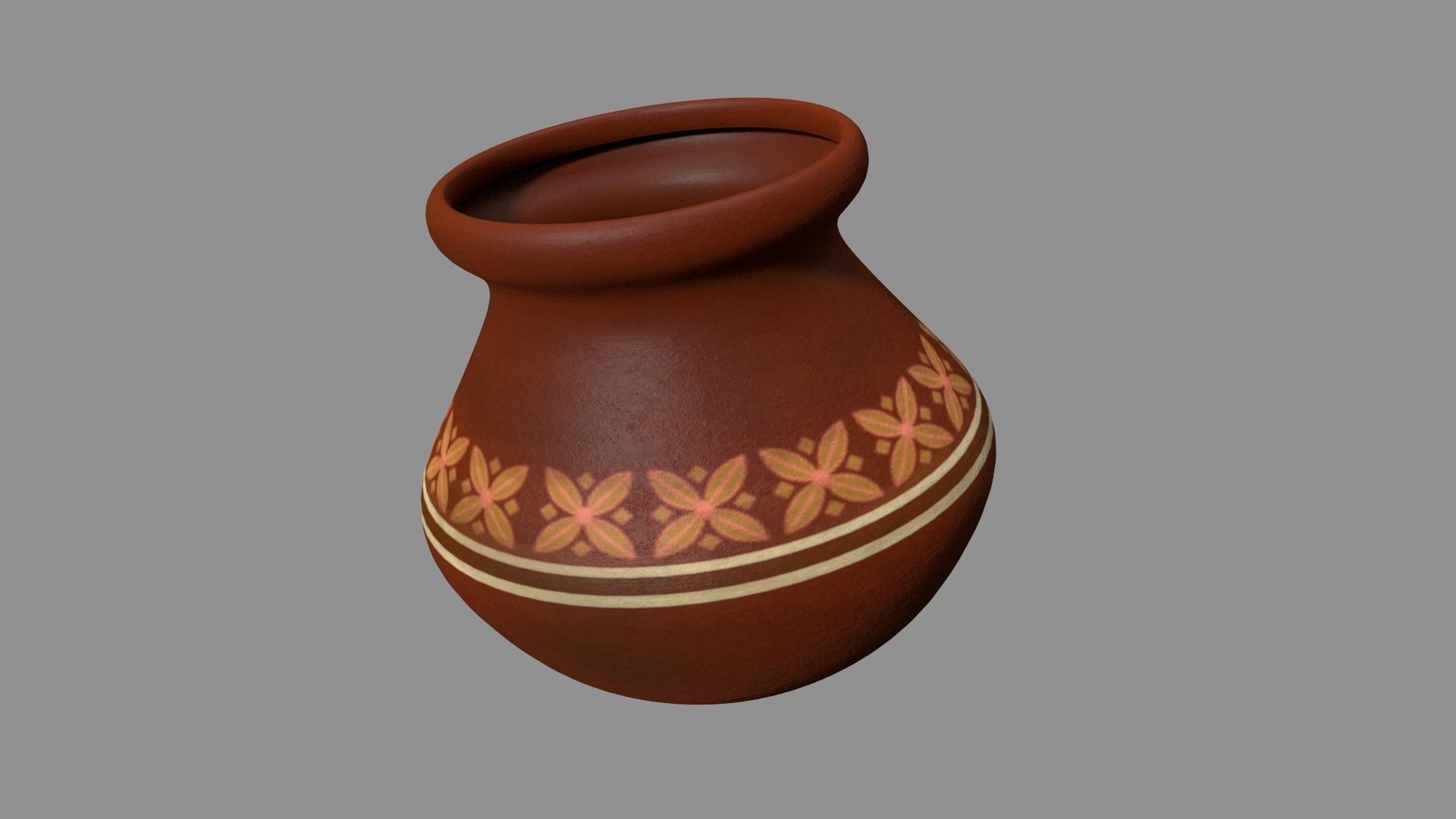 VesselC Stylized Low-poly 3D model_2