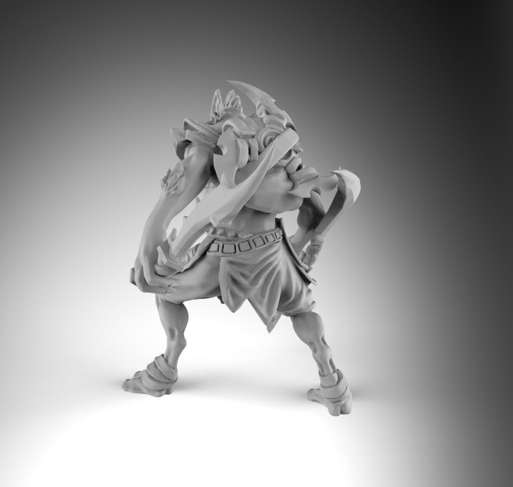 Dota 2 Bounty Hunter 3D Print Model 3D print model_4