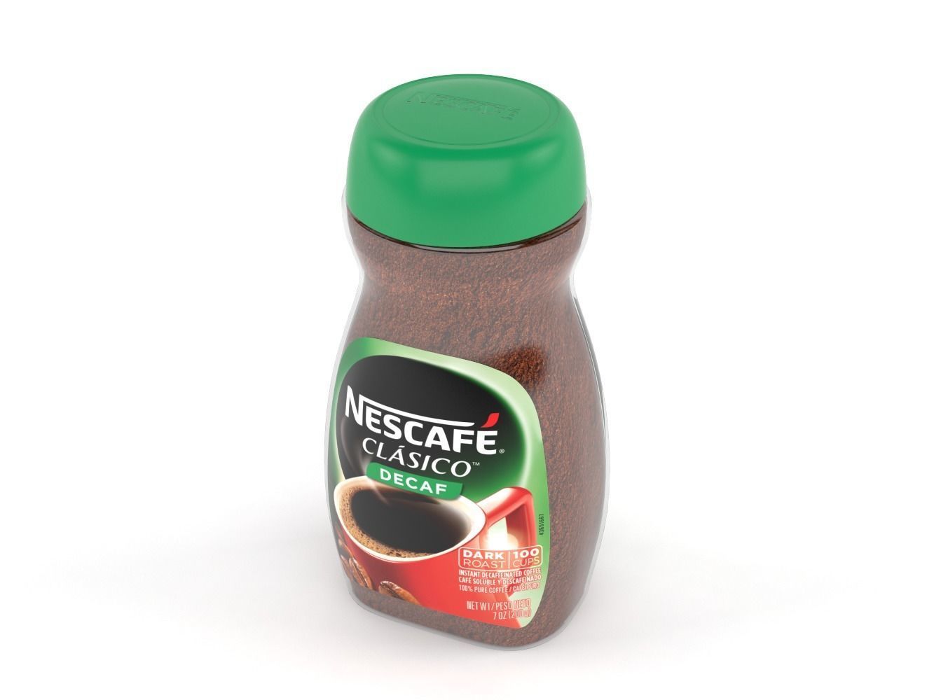 Nescafe Clasico Mild Medium Roast Instant Coffee 3D model_4