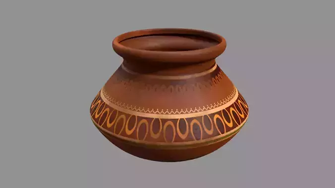 VesselD Stylized Low-poly 3D model