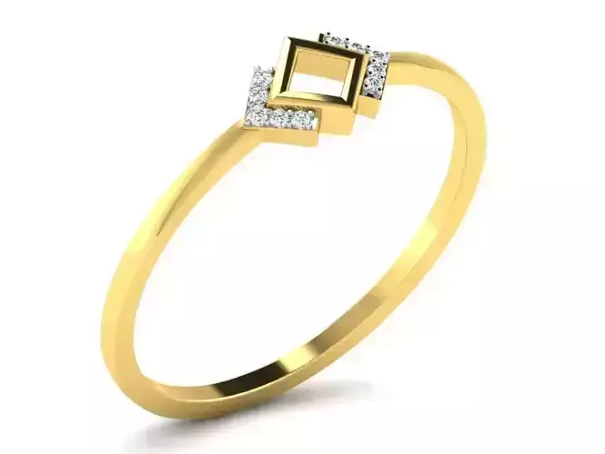 Ring-6005 diamond ring gold