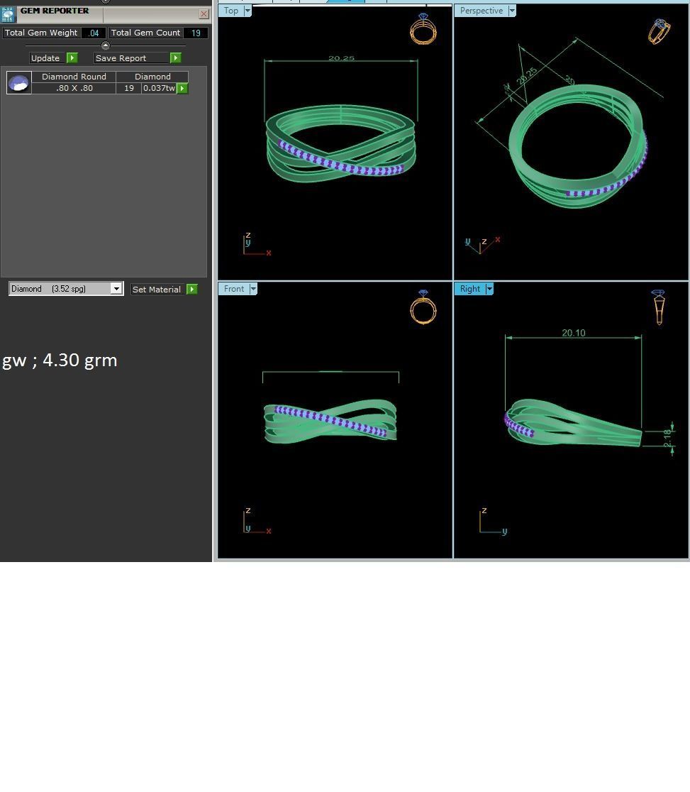 Ring-5871 diamond ring gold 3D print model_9