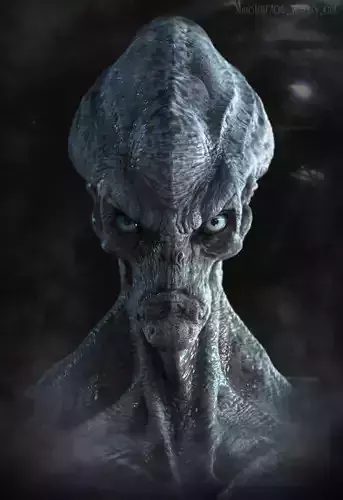 Alien bust