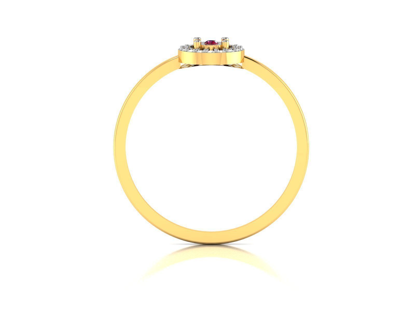 Ring-5796 sapphire ring gold 3D print model_4