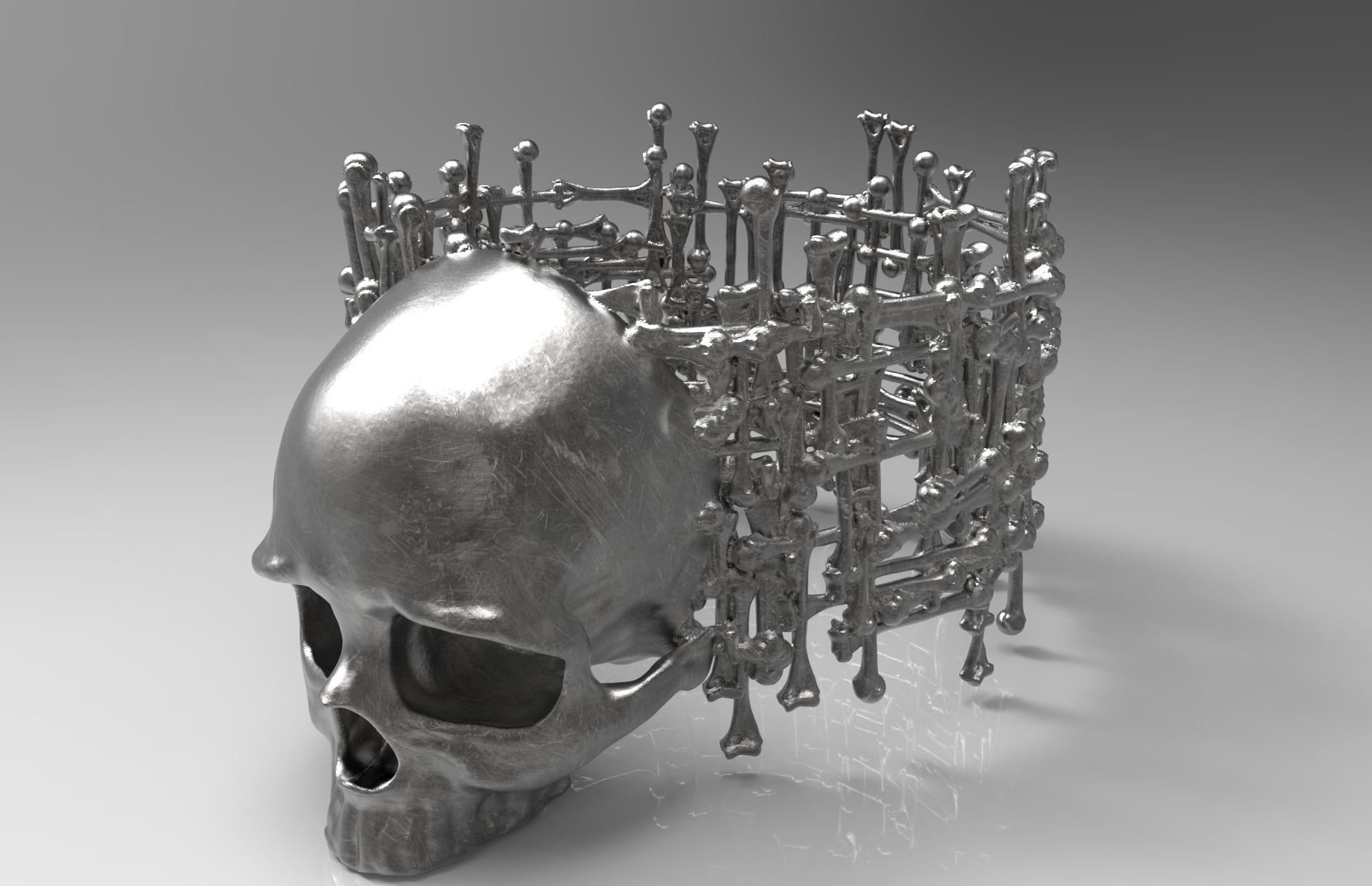 Ring Bones 3D print model_0