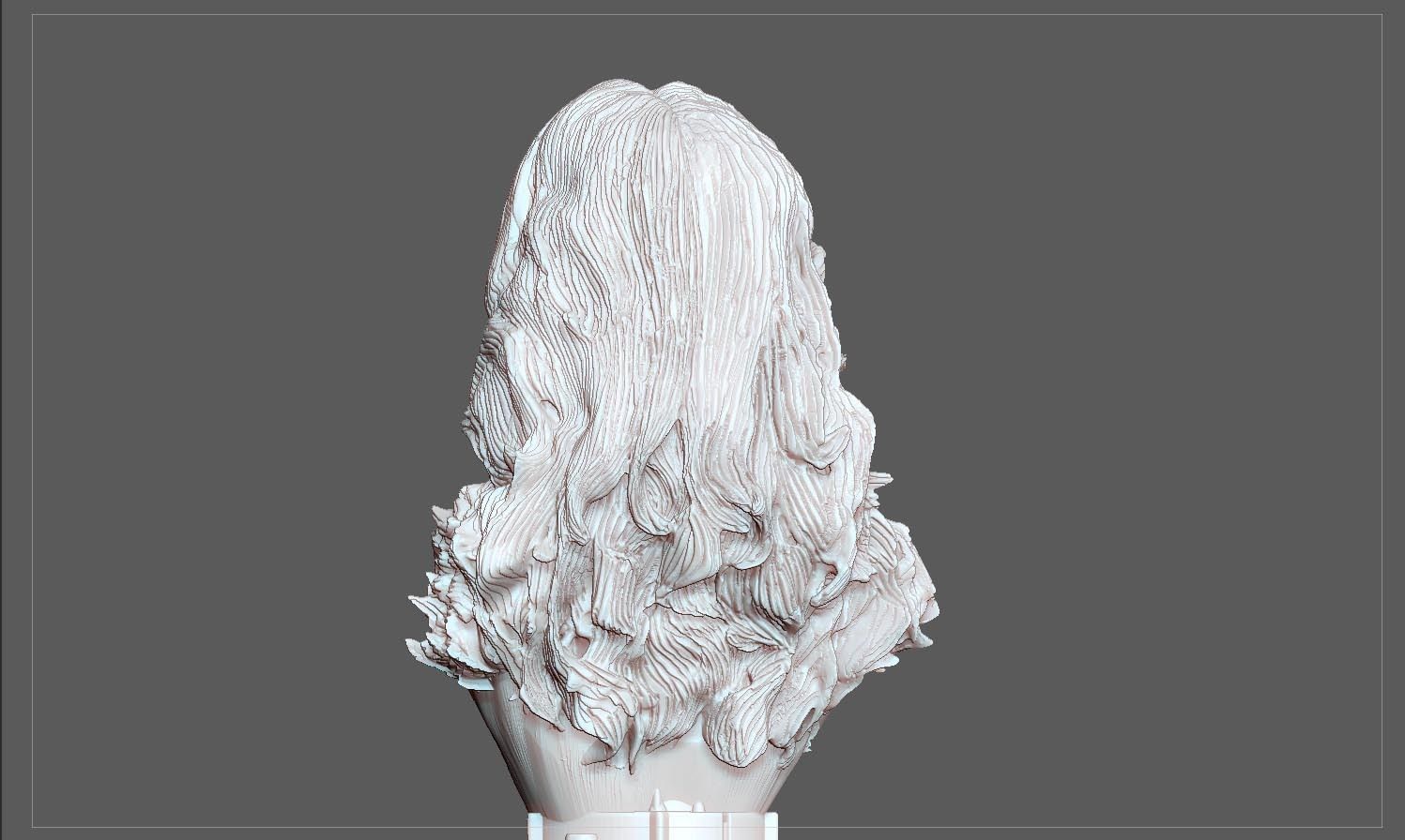 YENNEFER BUST WITCHER NETFLIX FANTASY MAGE GEROLT PRINTABLE 3D print model_4