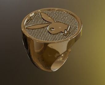 play boy ring Free low-poly 3D model_1