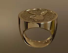 play boy ring Free low-poly 3D model_0