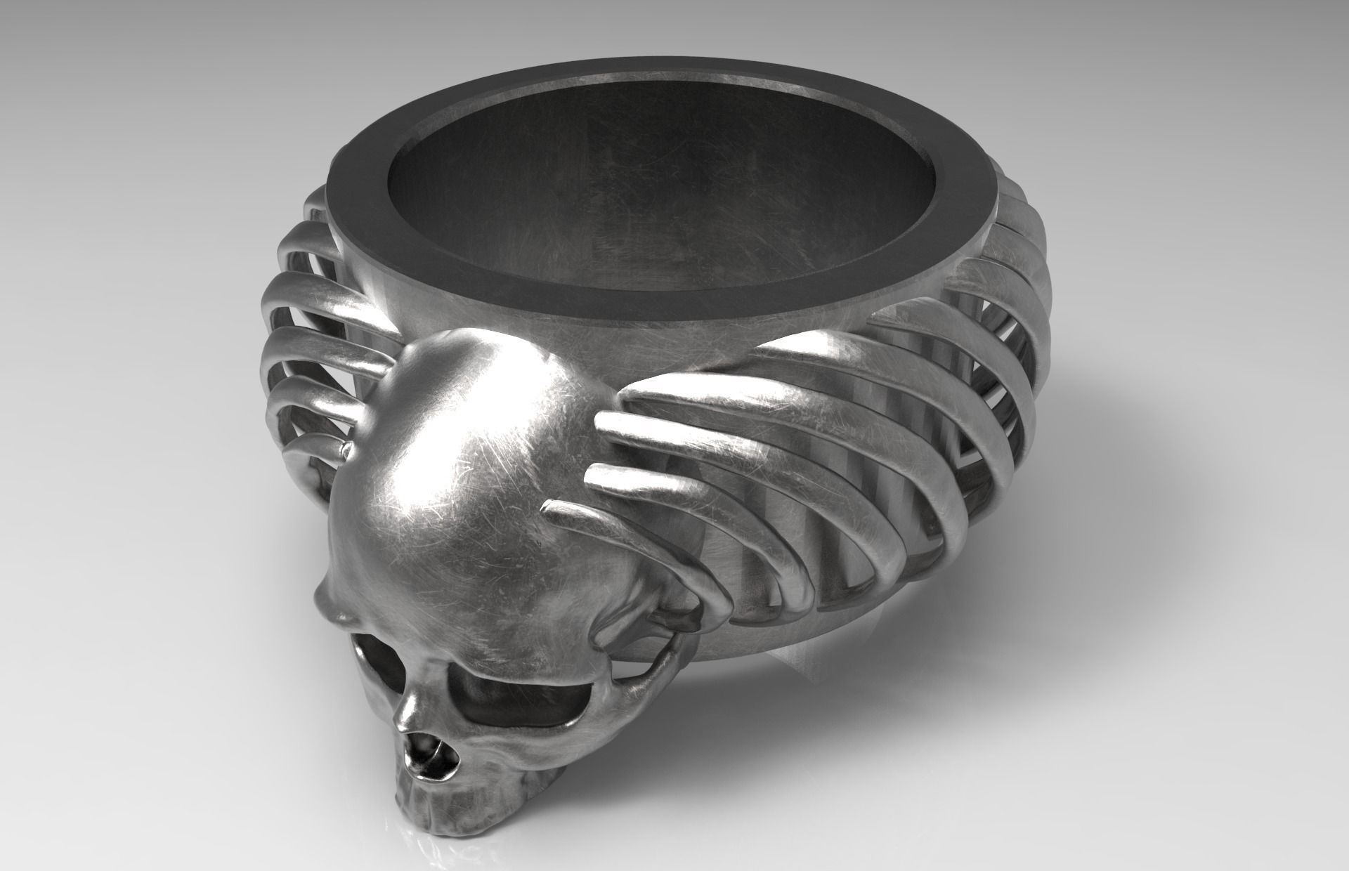 Ring Cage 3D print model_0