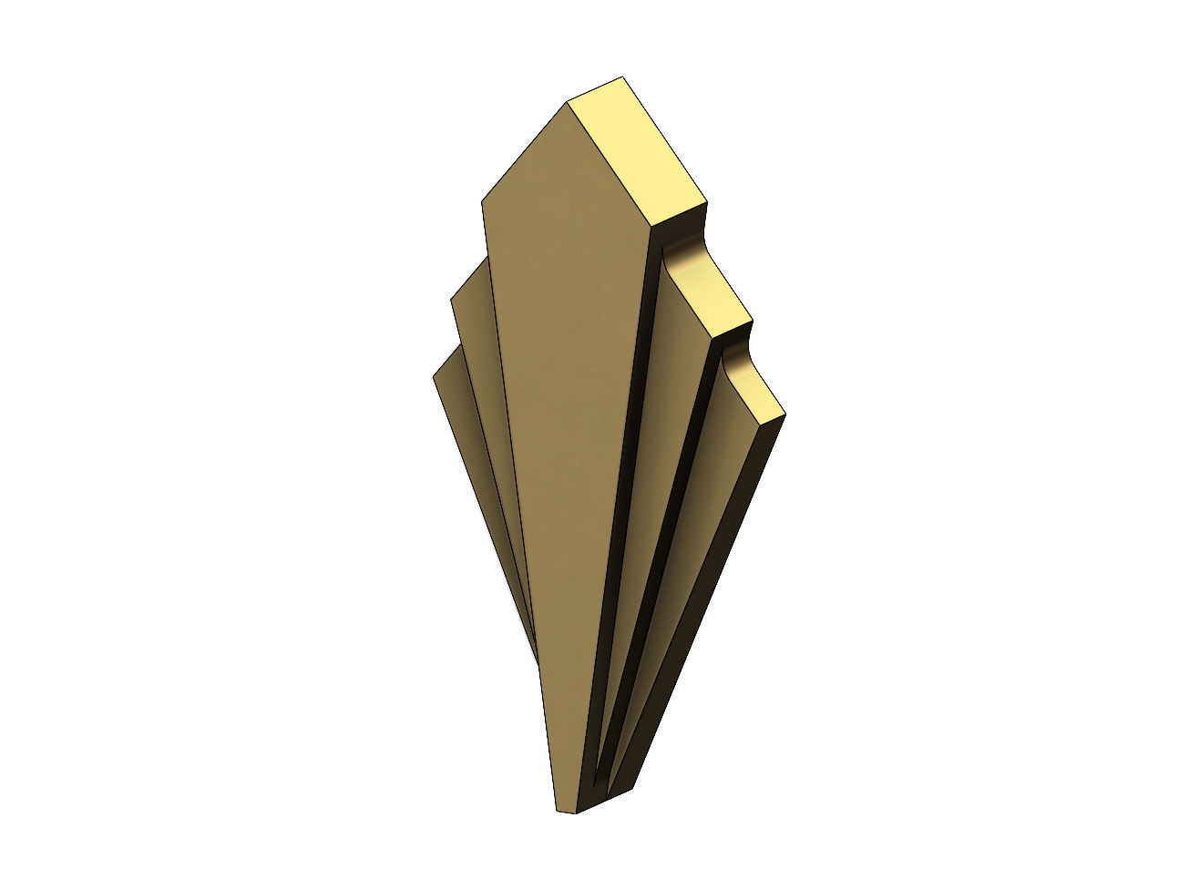 New York style Onlay 3D print model_11