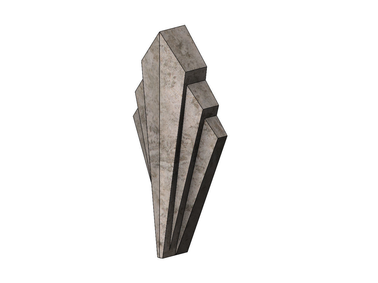 New York style Onlay 3D print model_9