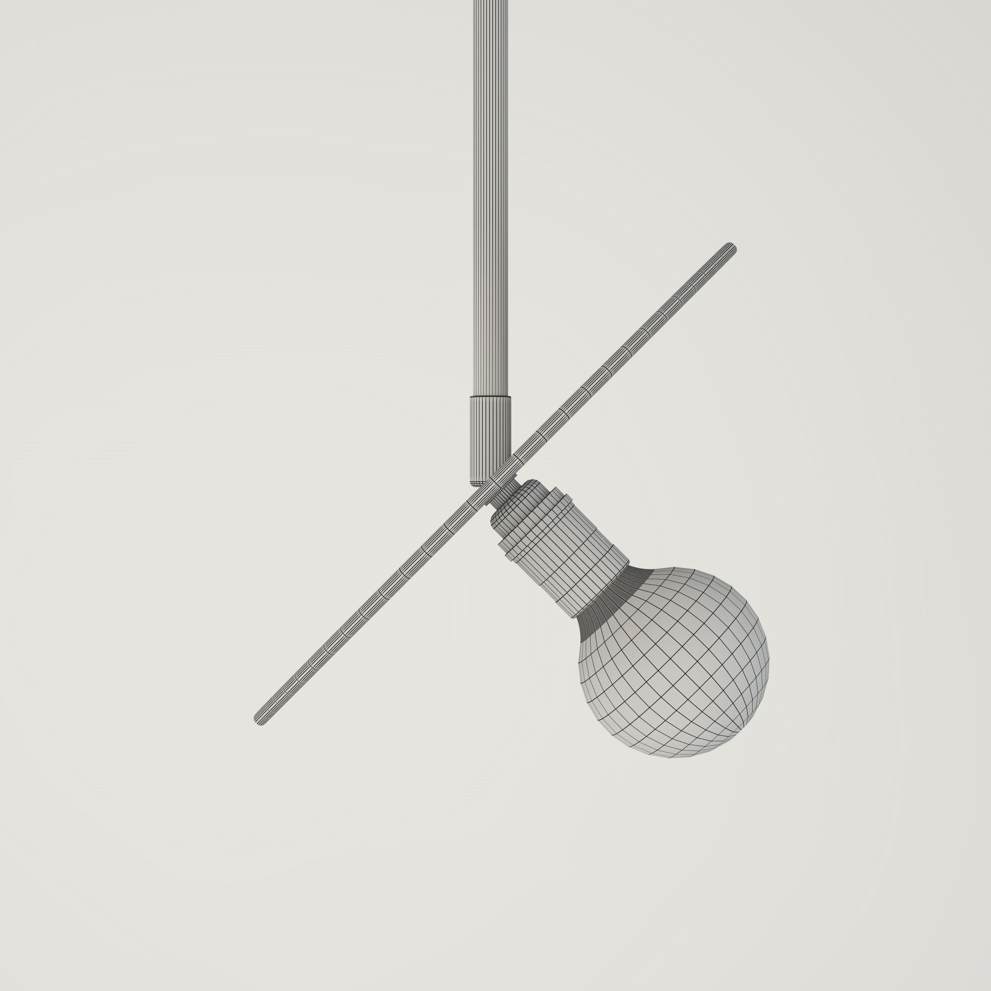 Brass Pendant 3D model_5