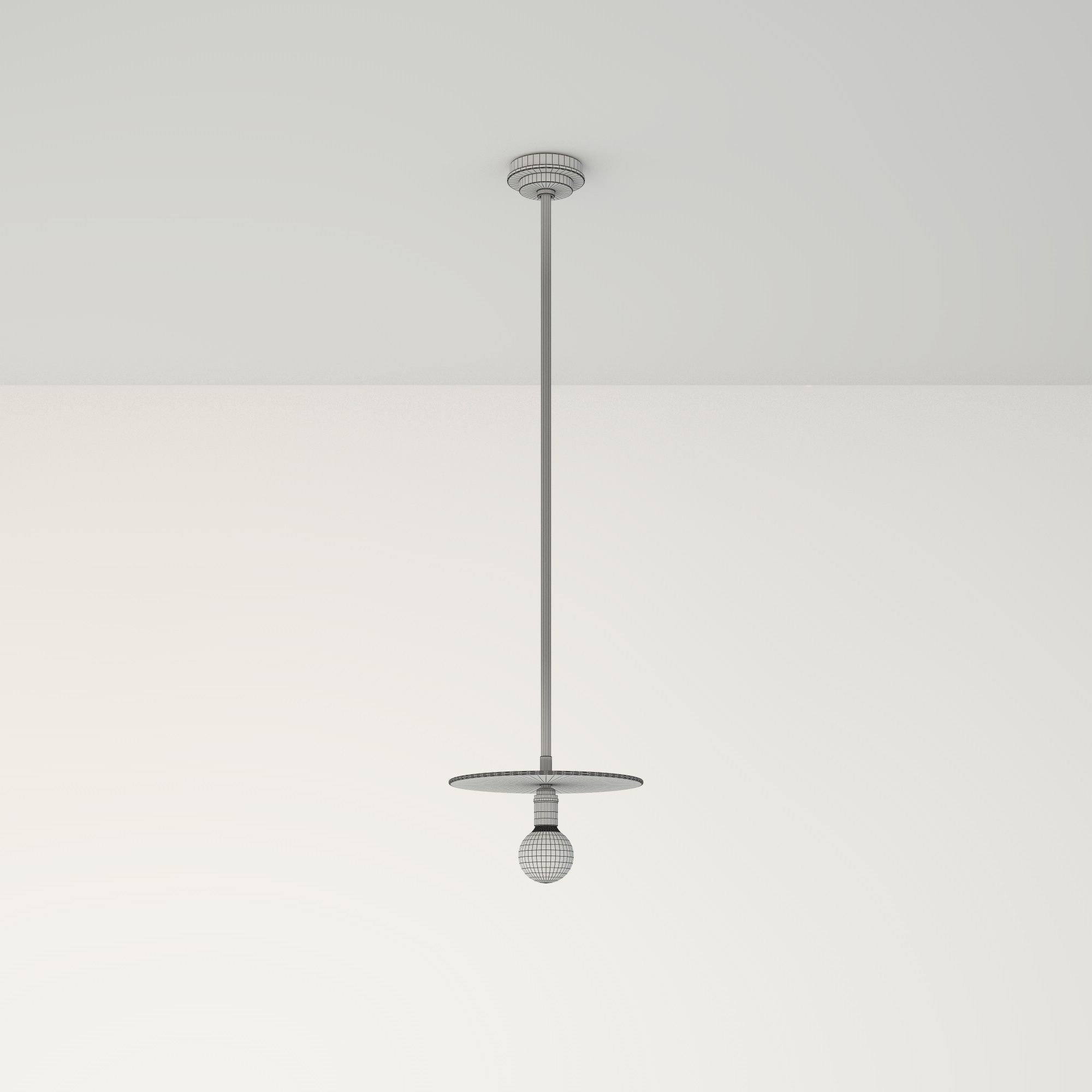 Brass Pendant 3D model_8