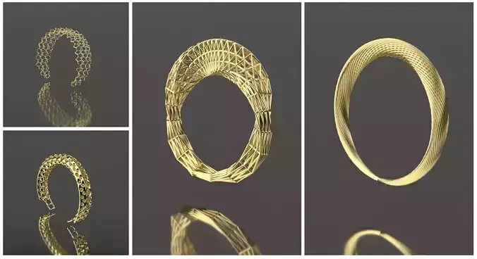 Bracelet Collection for 3D printing SLA 3D print model