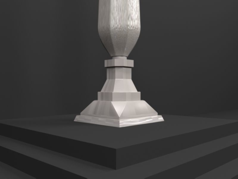 Ornament column Free 3D model_1