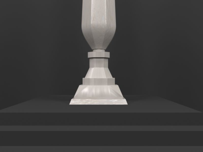 Ornament column Free 3D model_2