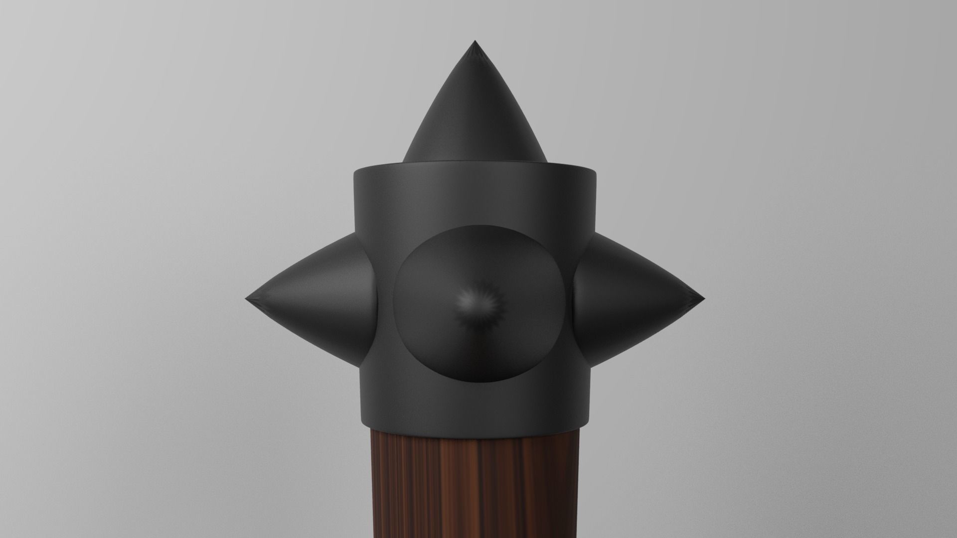 Clubs Weapon Low-poly 3D model_4