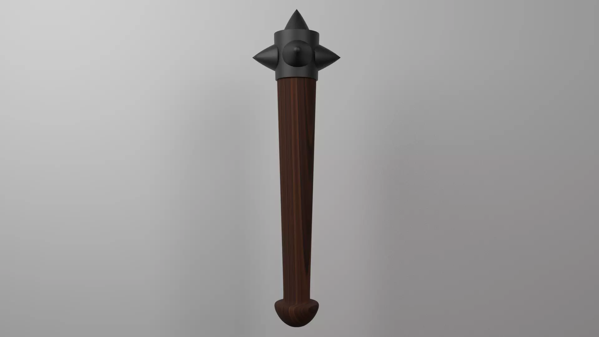 Clubs Weapon Low-poly 3D model_0