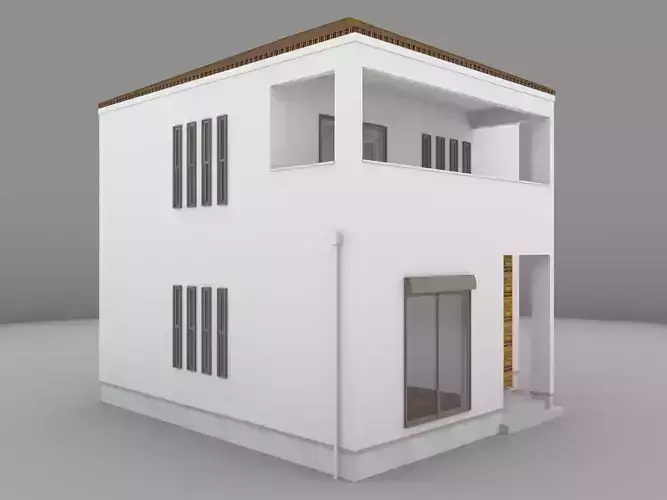 House model for background 03