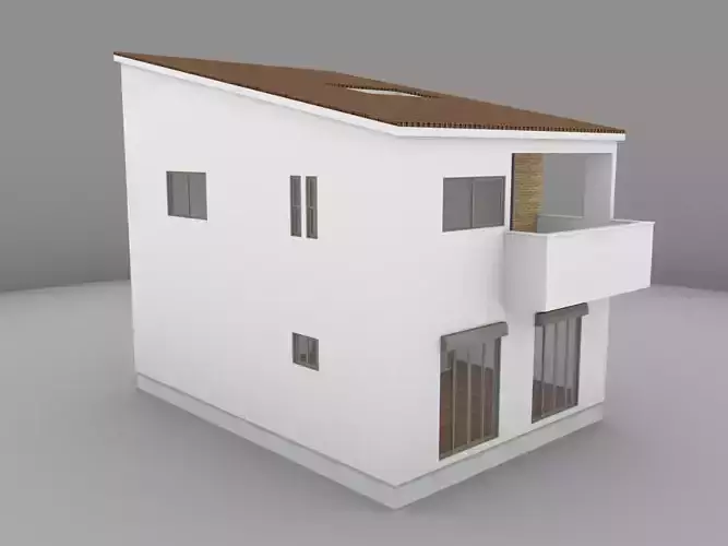 House model for background 04