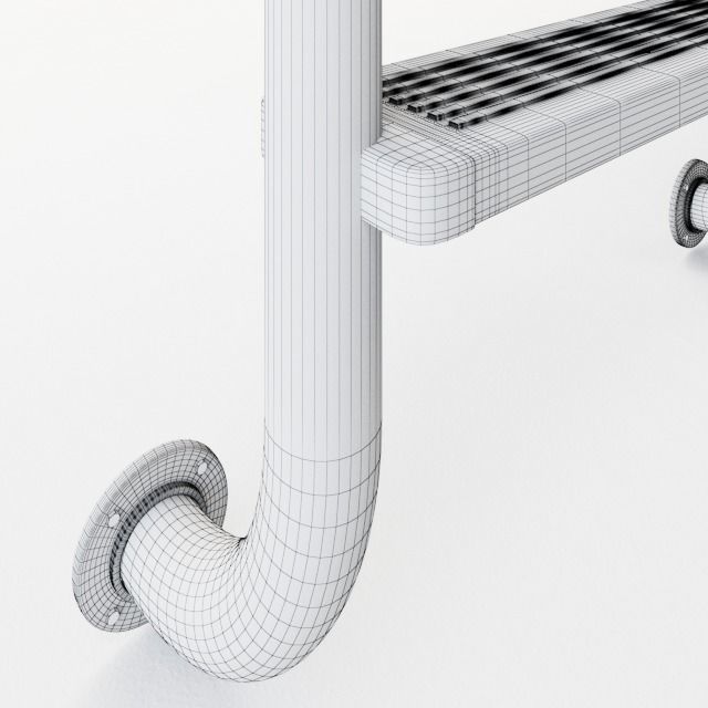 POOL LADDER 3D model_3