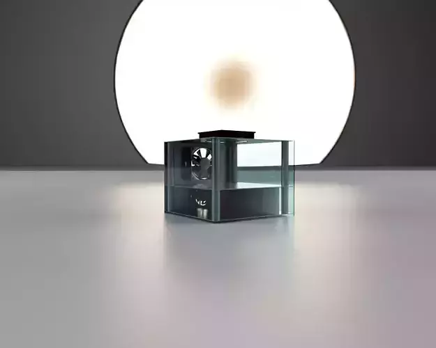 Cubic Glass Case Atx 3D model