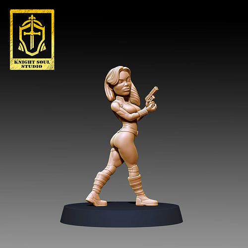 BLACK WIDOW BH FIG Free 3D print model
