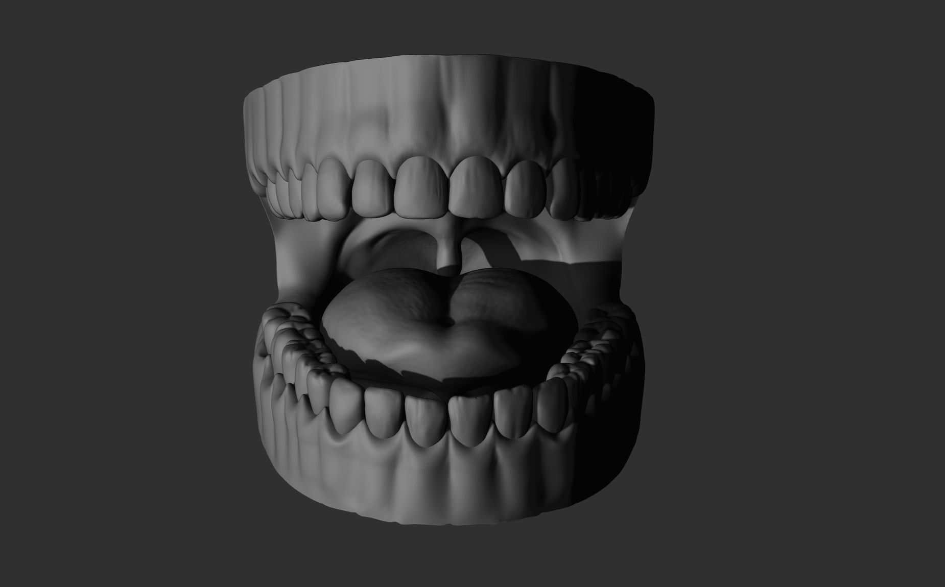 Teeth Sculpt  Free 3D model_3