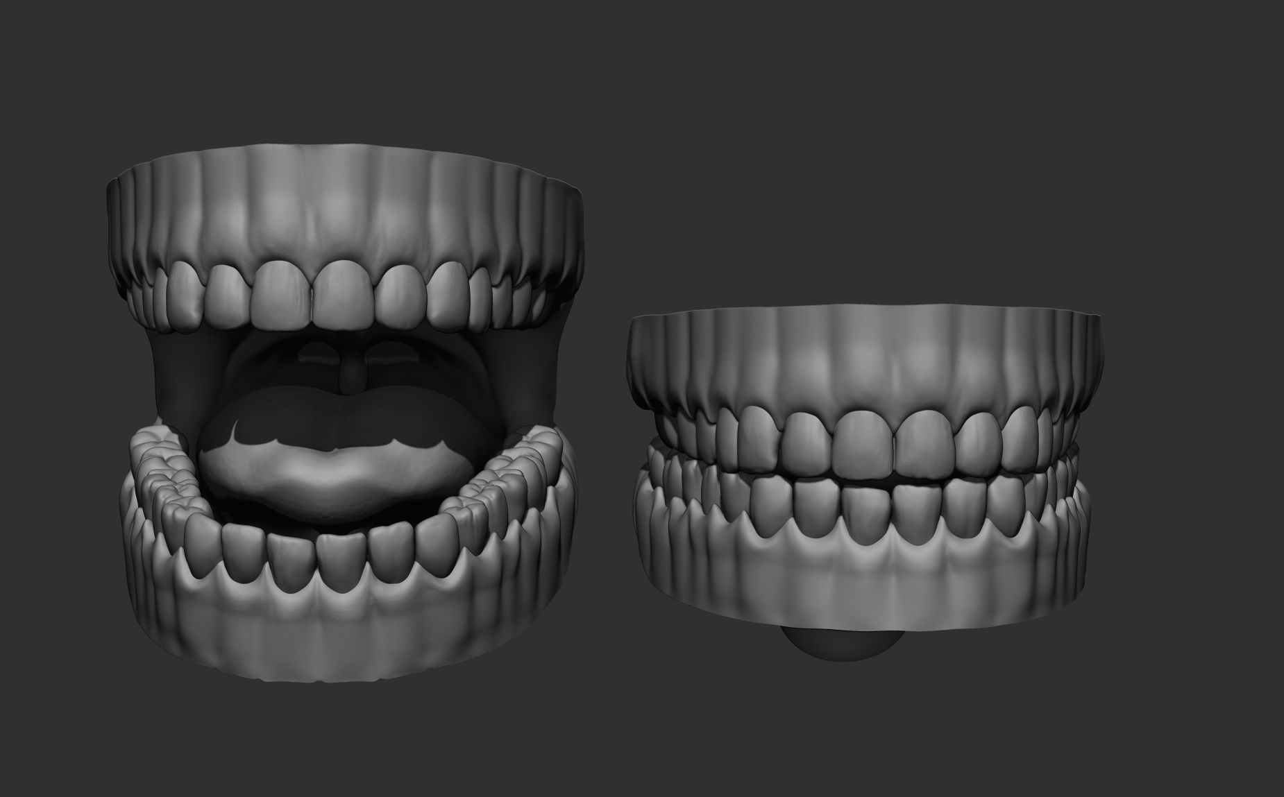 Teeth Sculpt  Free 3D model_1