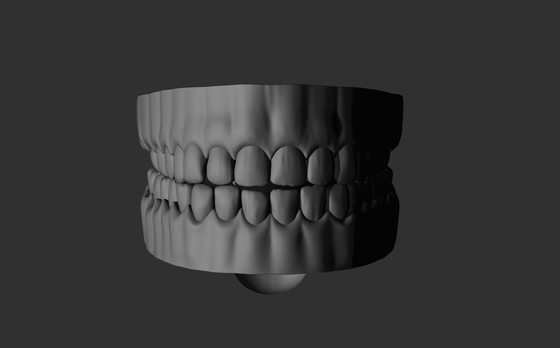 Teeth Sculpt  Free 3D model_6