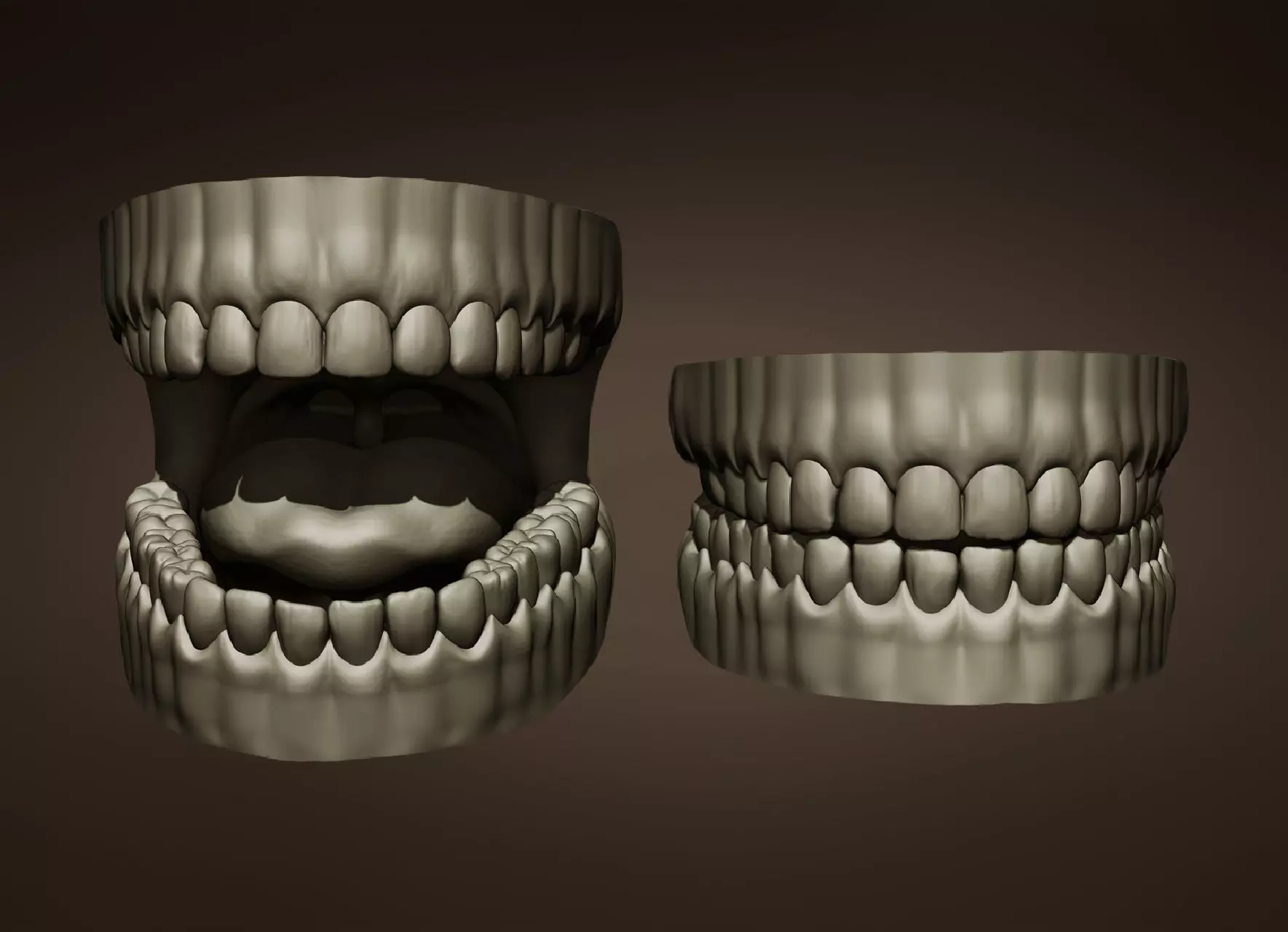 Teeth Sculpt  Free 3D model_0