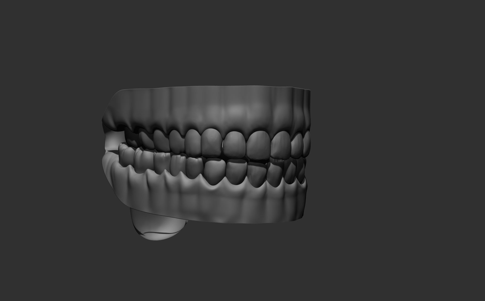 Teeth Sculpt  Free 3D model_8