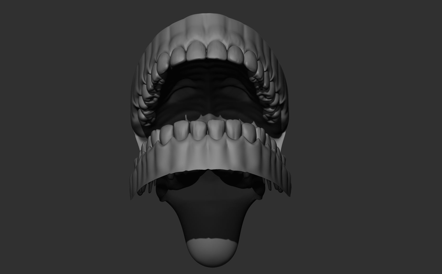 Teeth Sculpt  Free 3D model_14
