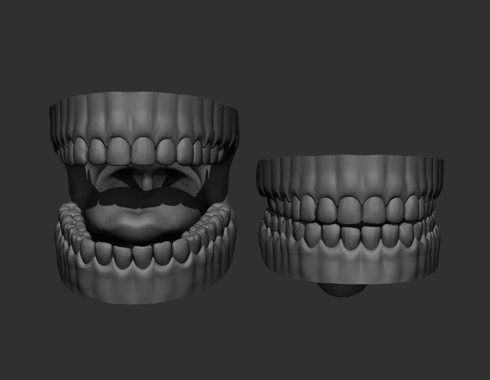 Teeth Sculpt  Free 3D model_10