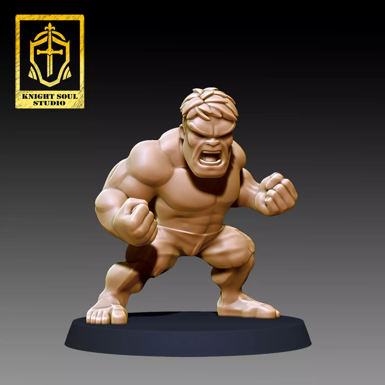 HULK BH FIG Free 3D print model
