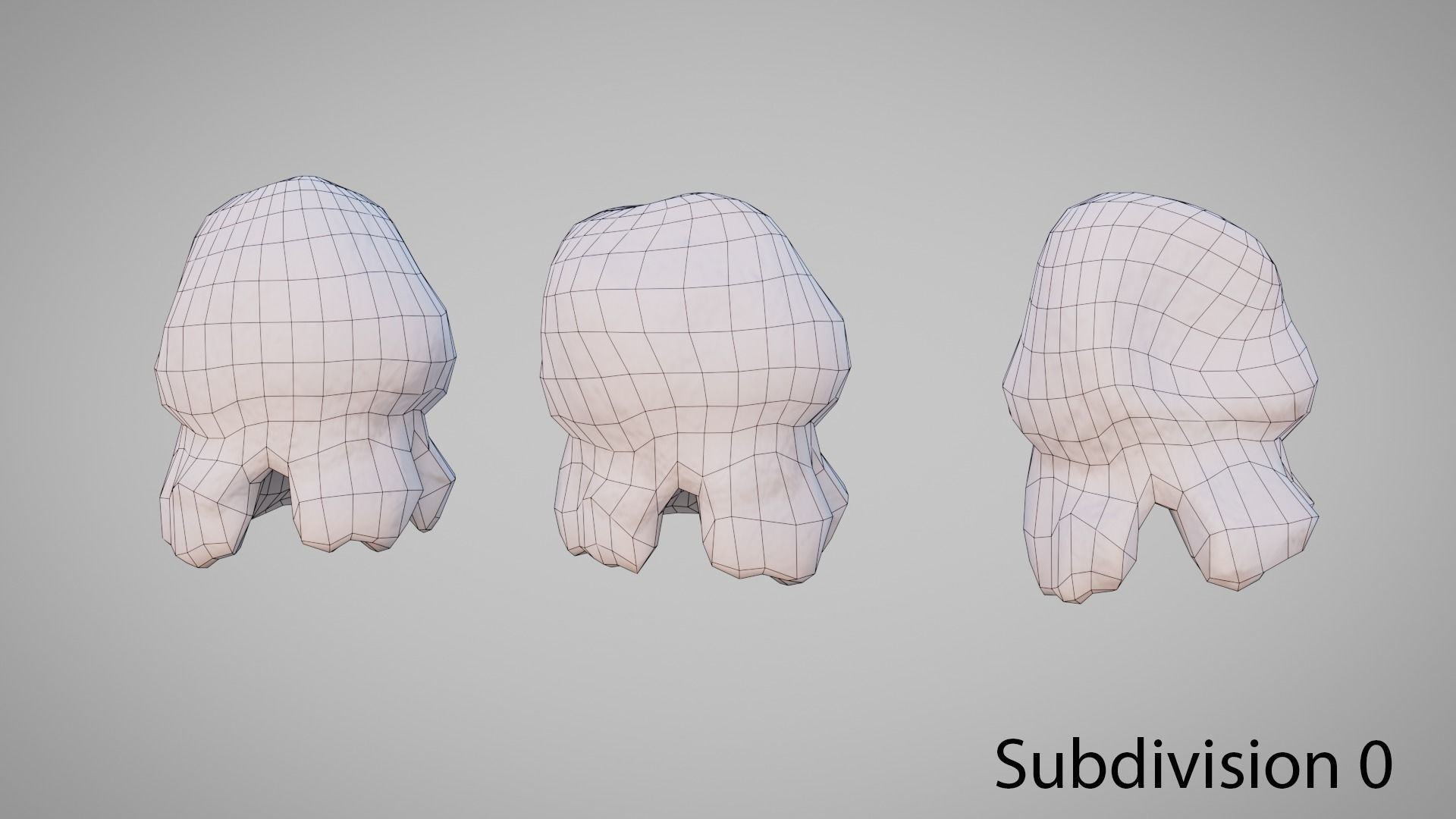 Popcorn Box Cartoon 3D model_8