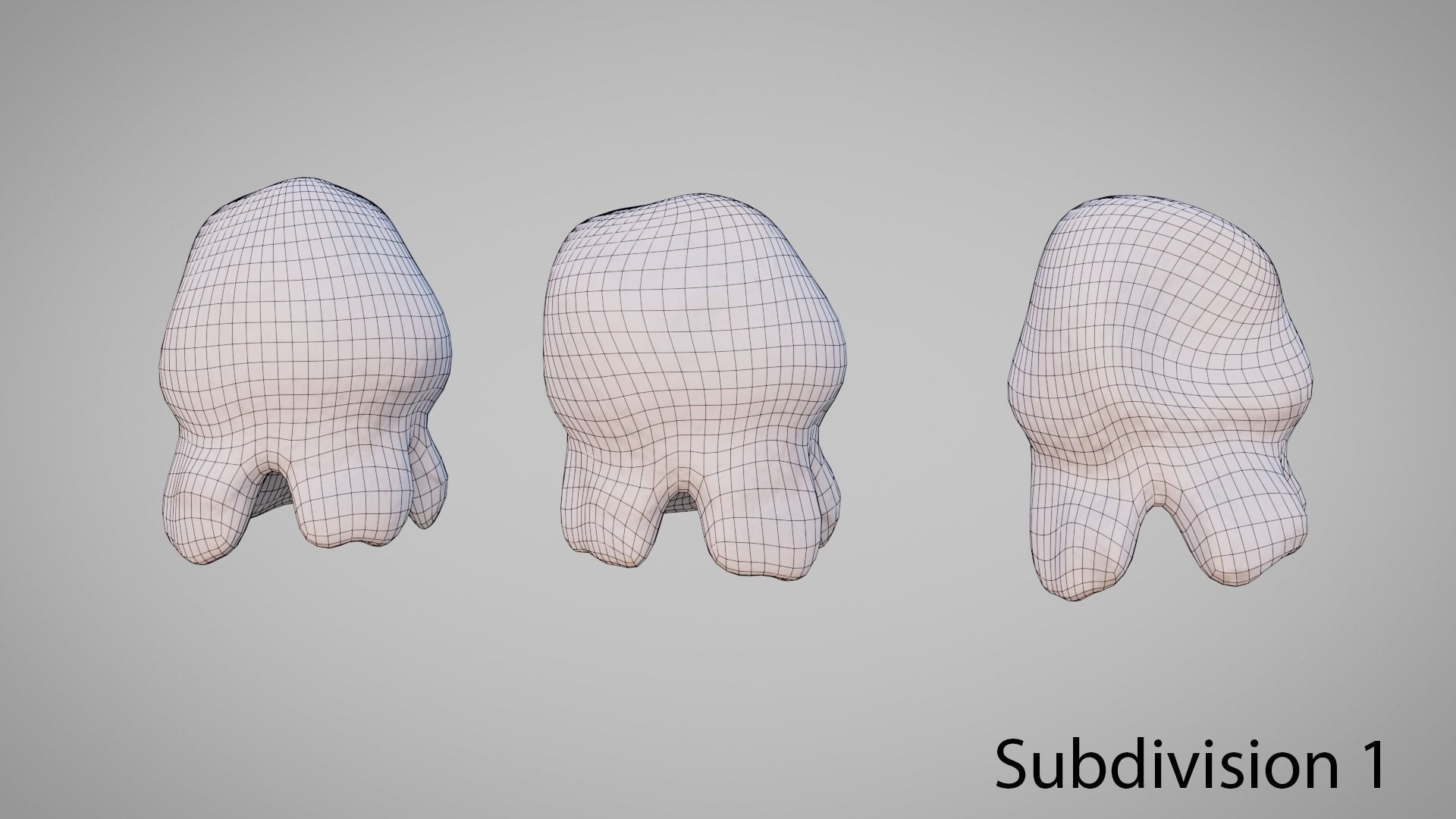 Popcorn Box Cartoon 3D model_9