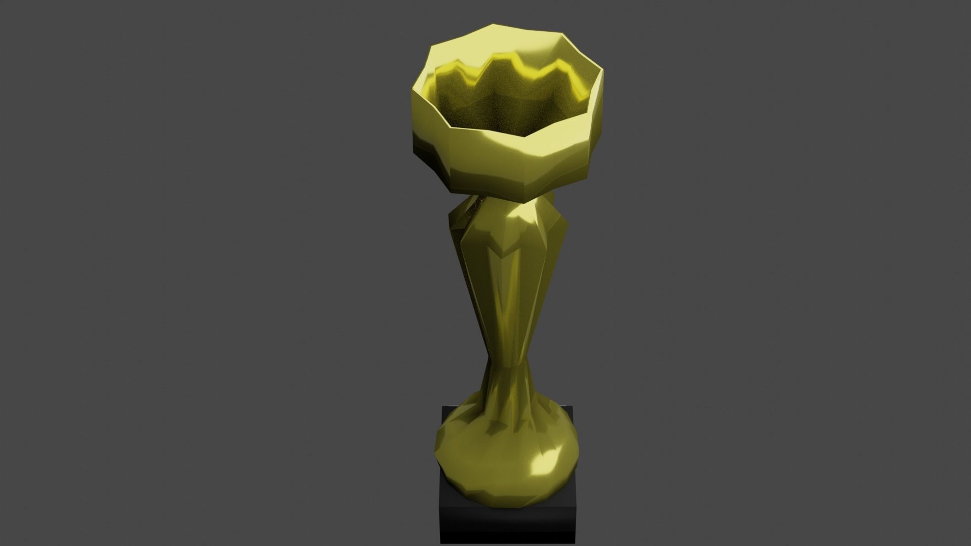Cup 3D model gold trophy 3D model_2