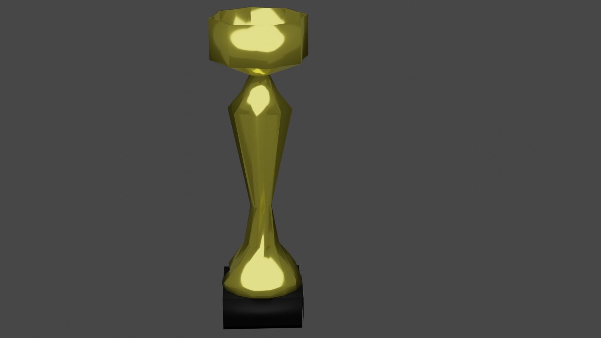 Cup 3D model gold trophy 3D model_1