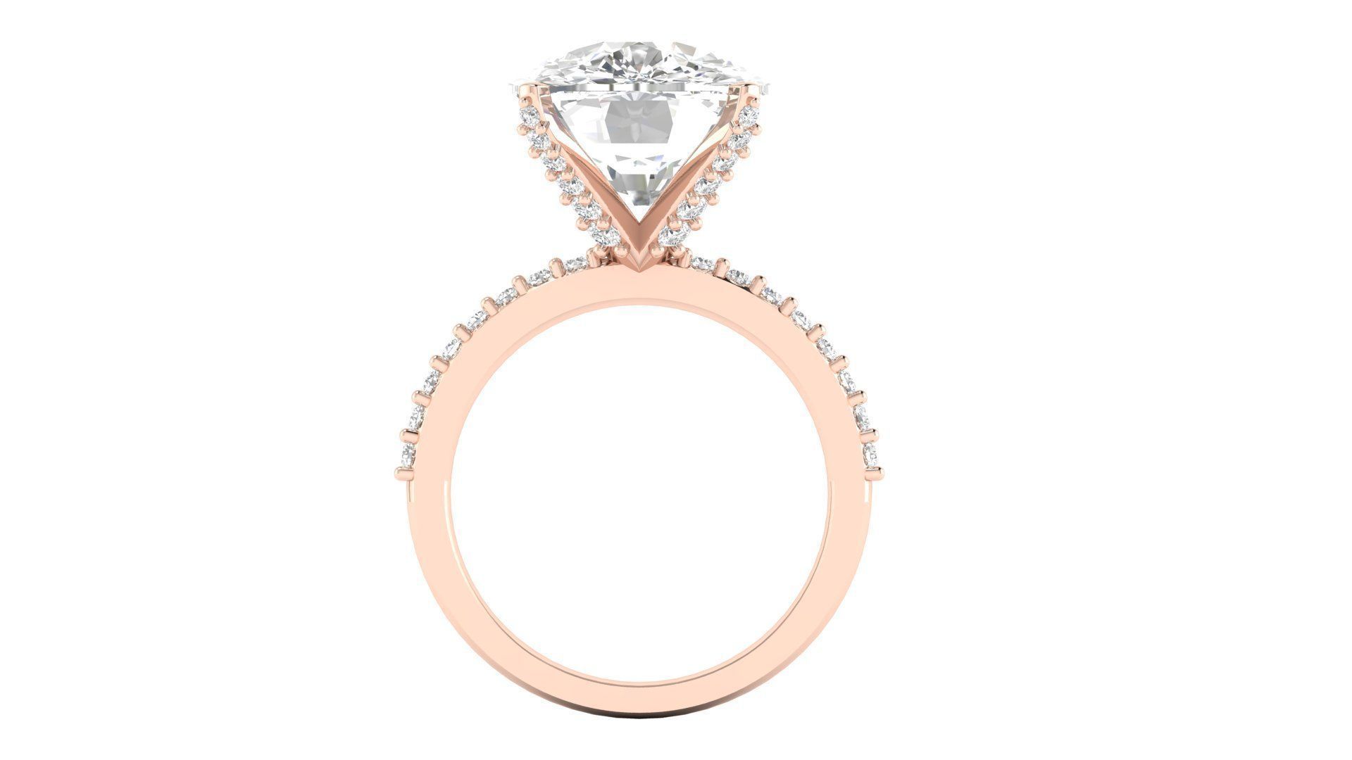 Engagement Ring 001 3D print model_4