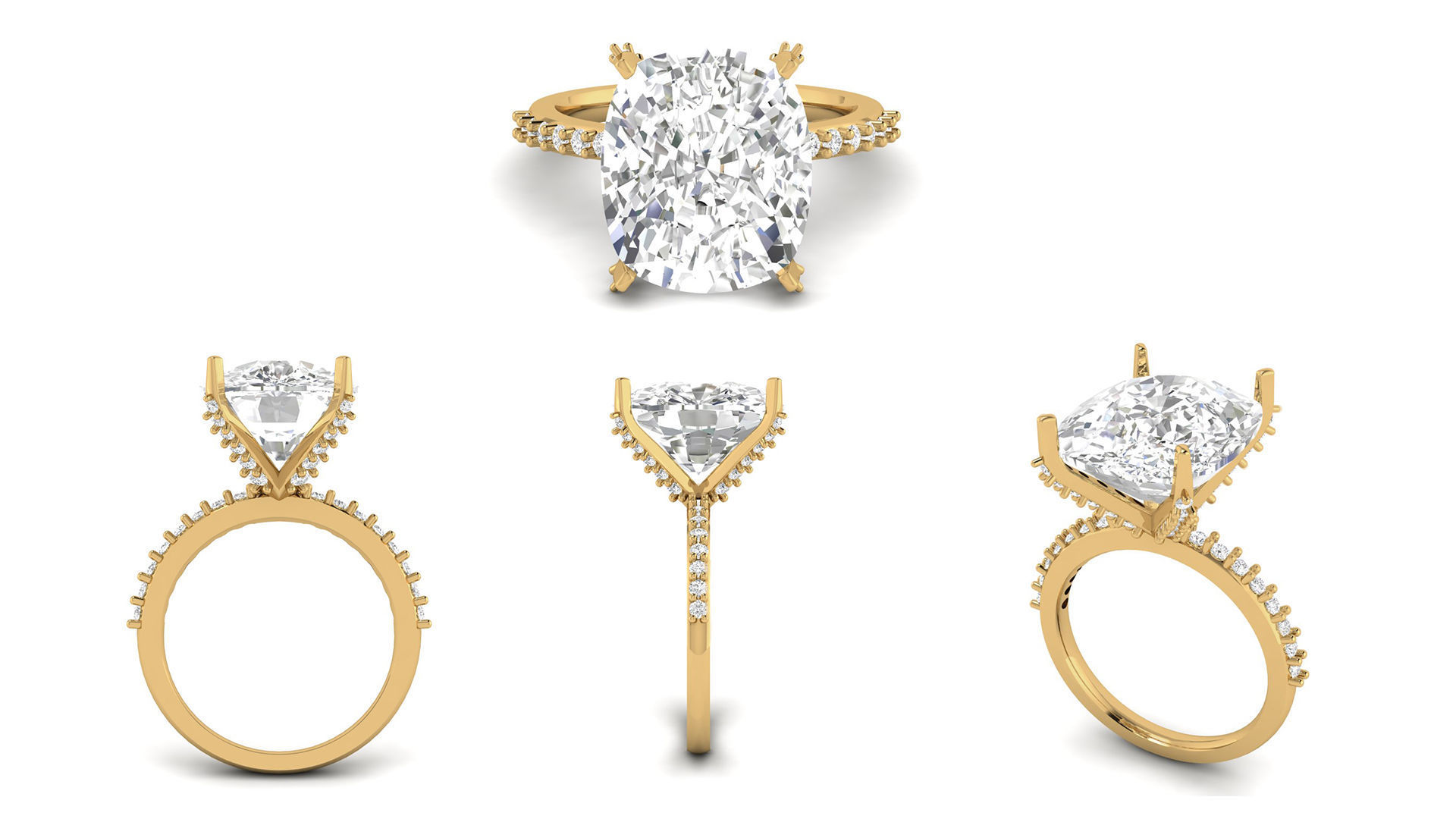 Engagement Ring 001 3D print model_1