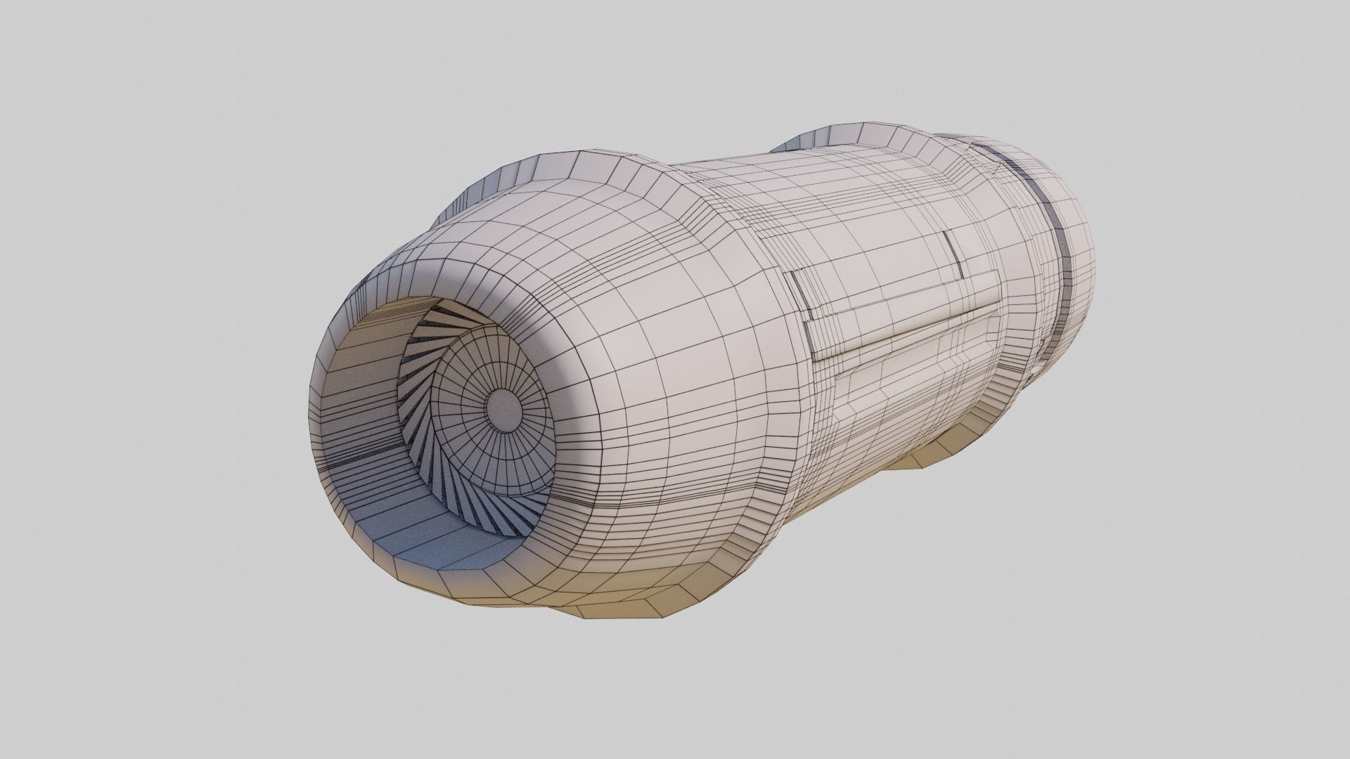 Sci-Fi Scrap Low-poly 3D model_10