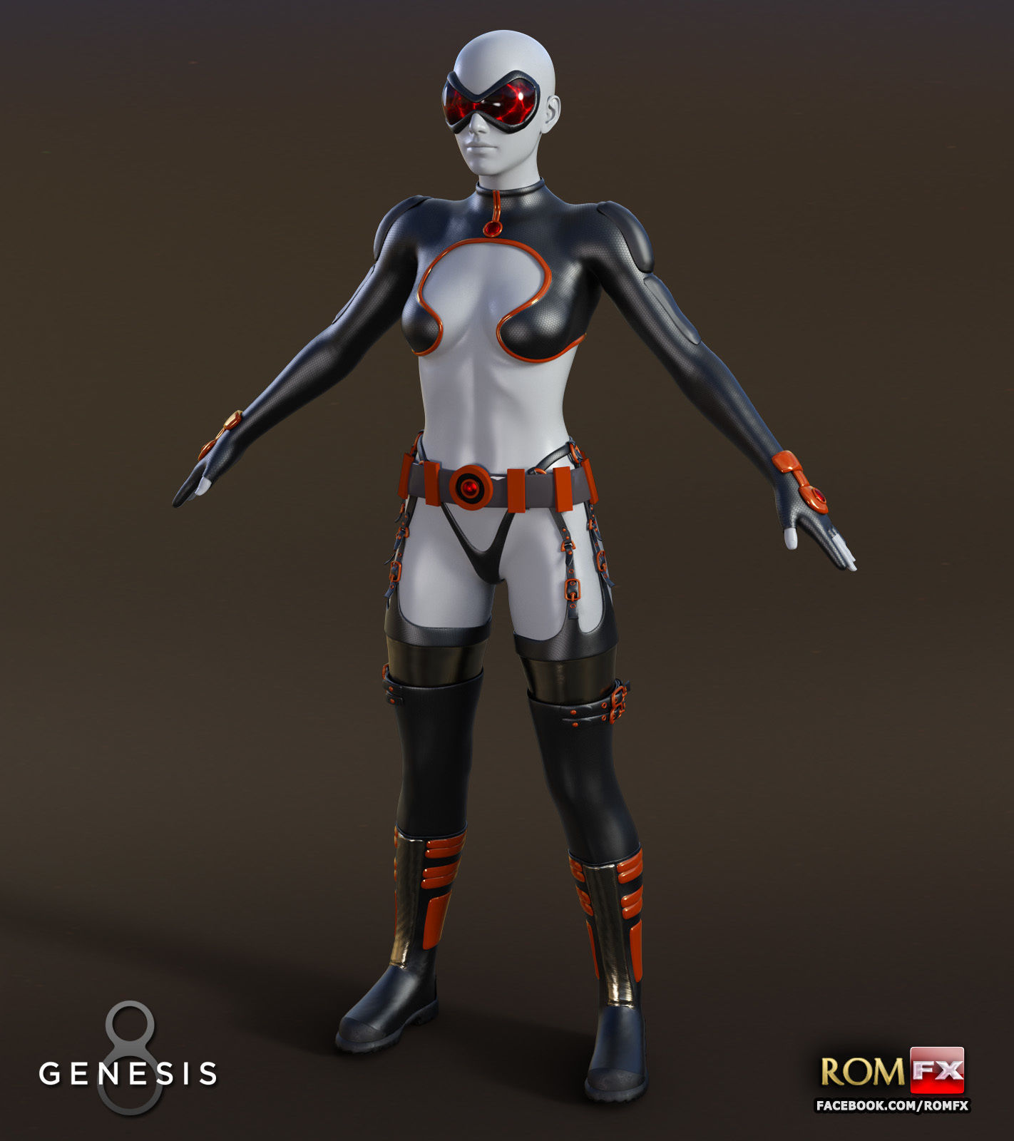 Silent Slayer For G8F 3D model_5