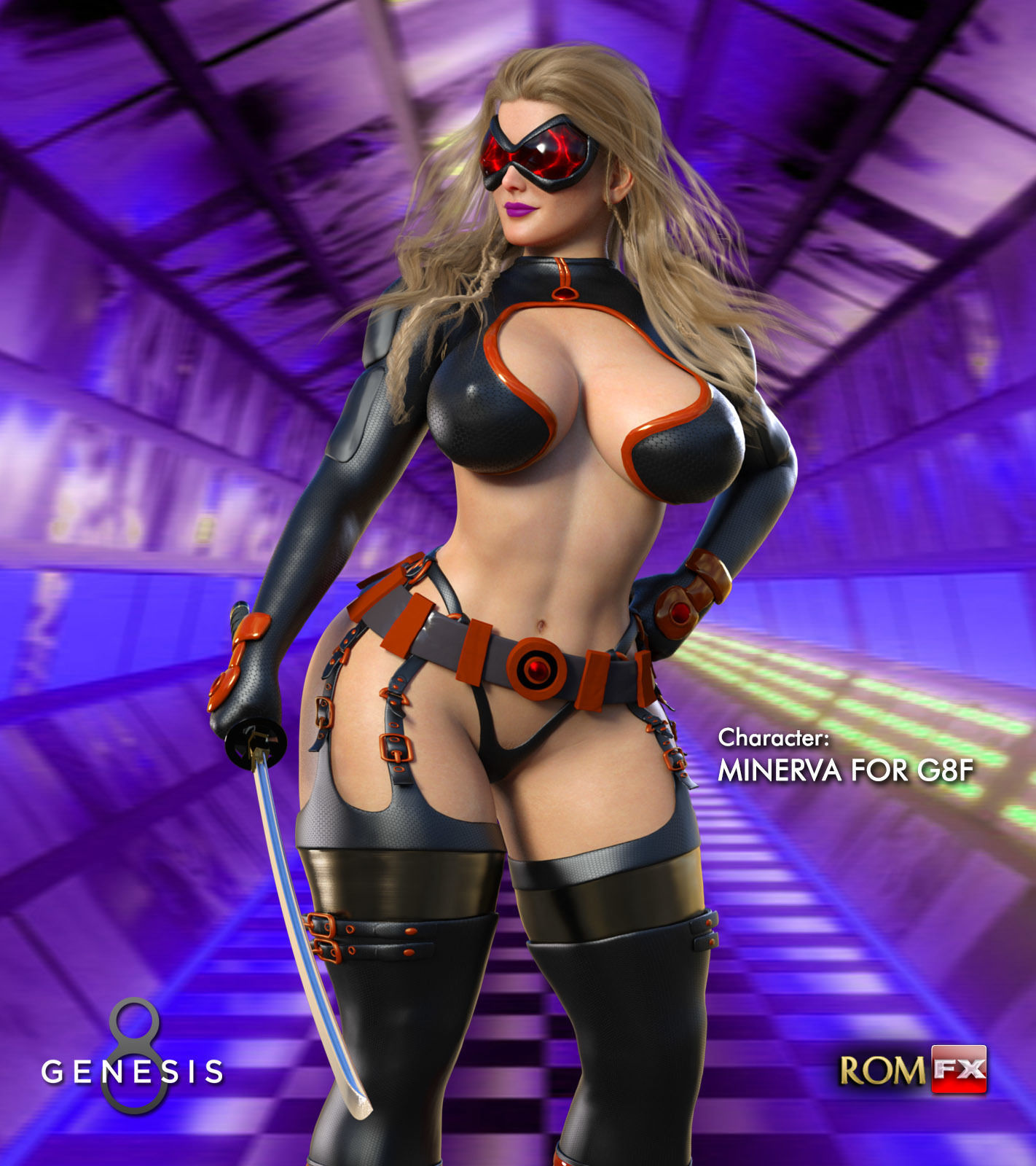 Silent Slayer For G8F 3D model_3