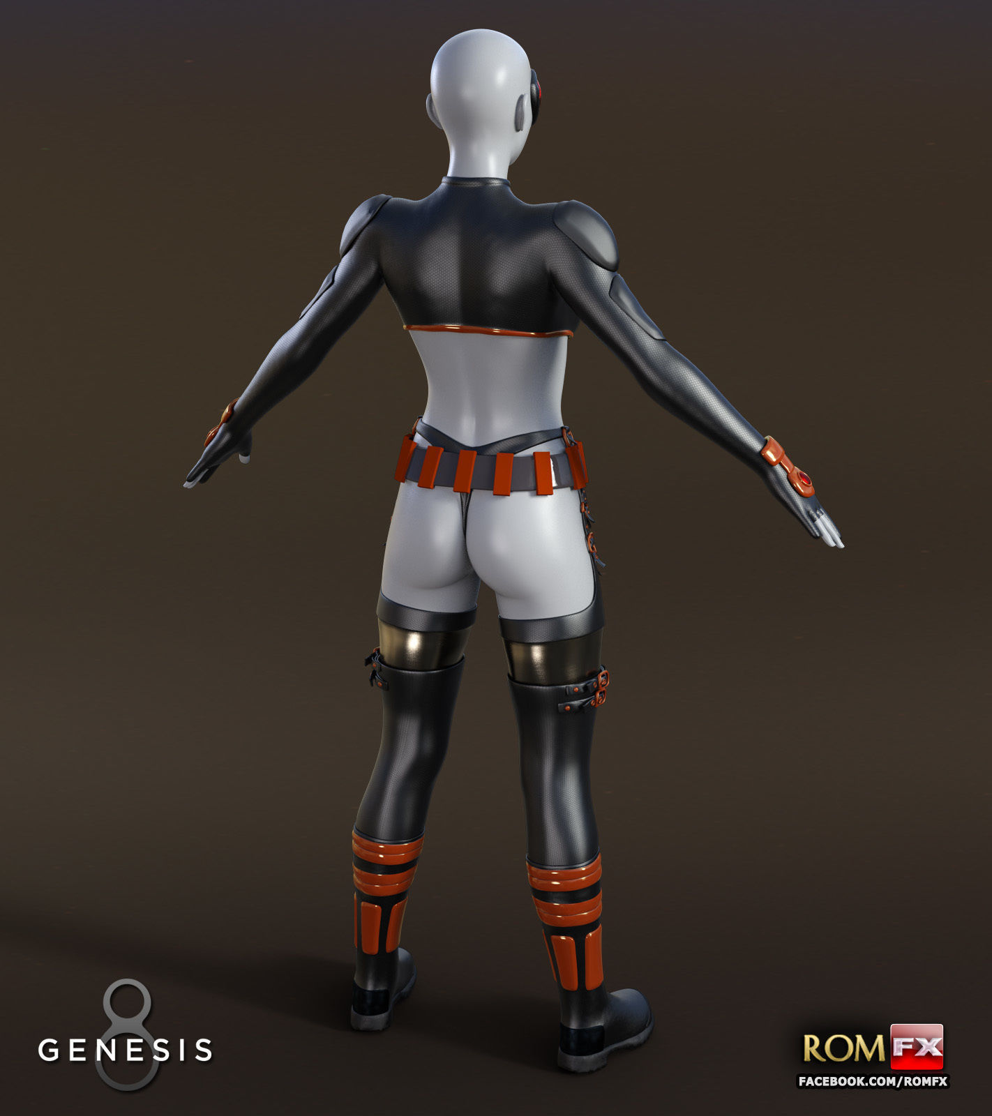 Silent Slayer For G8F 3D model_6